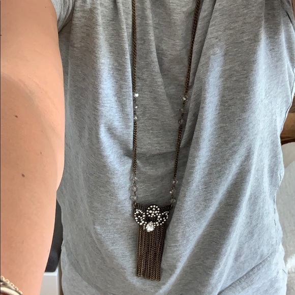 Anthropologie Jewelry - Log necklace